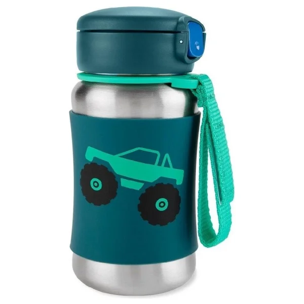 Skip Hop Spark Style Kamyon 350 Ml Pipetli Paslanmaz Çelik Suluk - Görsel 3