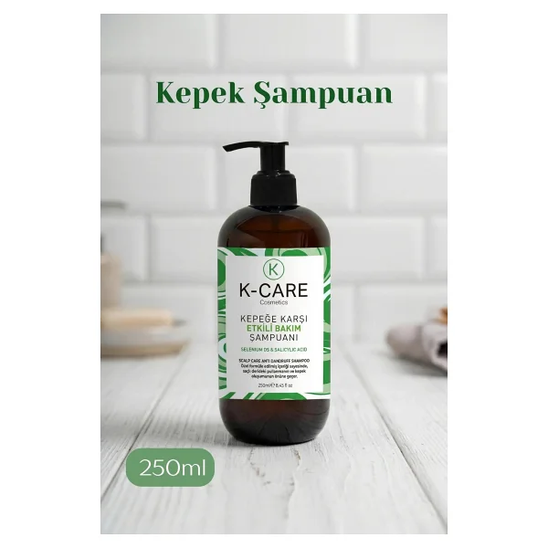 K K-Care Cosmetics Kepek Şampuan 250 Ml - Görsel 6