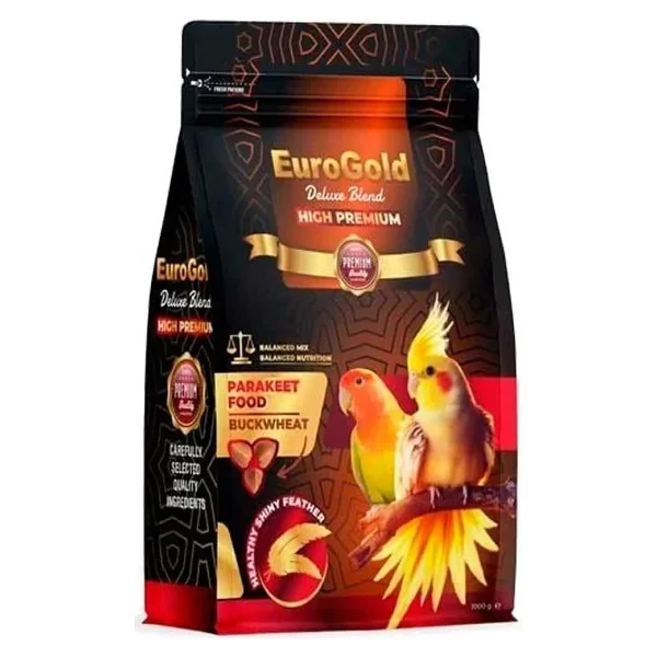 Eurogold 1 Kg Deluxe Karabuğdaylı Paraket Yemi - Görsel 2