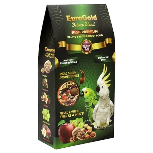 Eurogold Deluxe Blend 650 Gr Meyveli Ve Kuruyemişli Papağan Yemi - Görsel 2