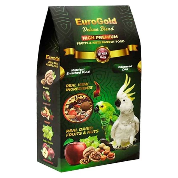 Eurogold Deluxe Blend 650 Gr Meyveli Ve Kuruyemişli Papağan Yemi - Görsel 4