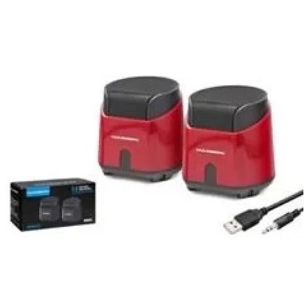 Hadron Hd6024 1+1 3 W Kırmızı Hoparlör - Görsel 6