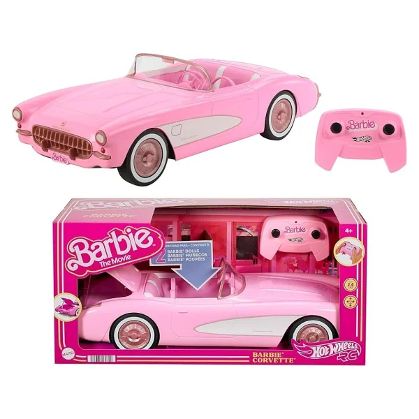 Hot Wheels Barbie Corvette Rc Uzaktan Kumandalı Araba Hpw40 - Görsel 8