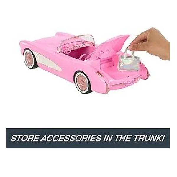 Hot Wheels Barbie Corvette Rc Uzaktan Kumandalı Araba Hpw40 - Görsel 3