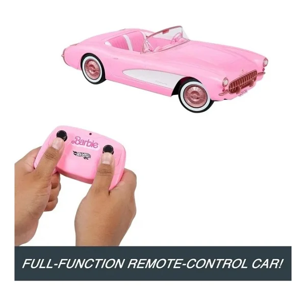 Hot Wheels Barbie Corvette Rc Uzaktan Kumandalı Araba Hpw40 - Görsel 4