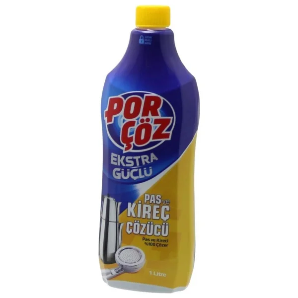 Porçöz Ekstra Güçlü Pas Ve Kireç Çözücü 1 Lt - Görsel 8