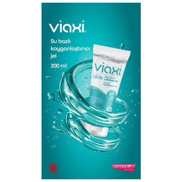 Viaxi Glide Sade 200 Ml Su Bazlı Kayganlaştırıcı Jel - Görsel 3