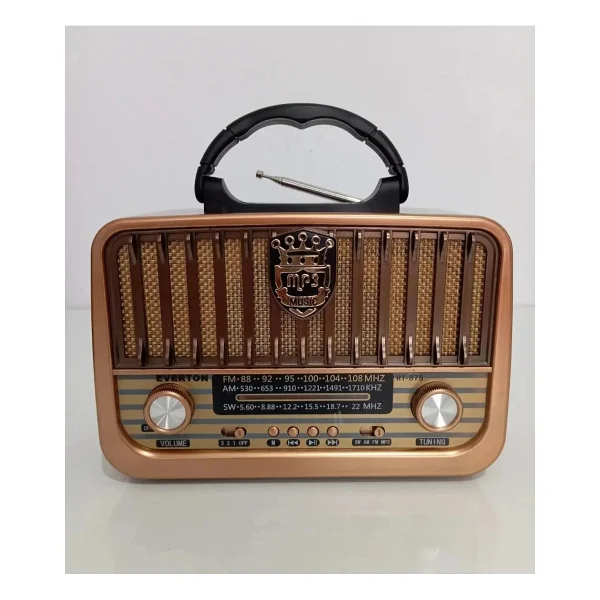 Everton Rt-878 Bluetooth Nostaljik Radyo - Görsel 5