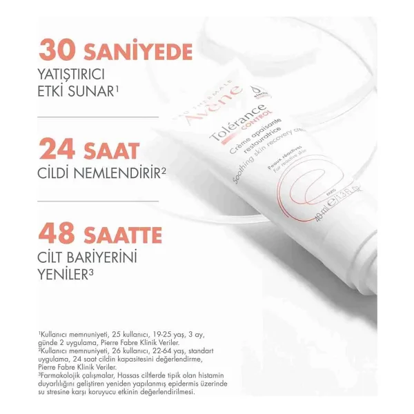 Avene Tolerance Control Onarıcı Ve Yatıştırıcı Krem 40 Ml - Görsel 5