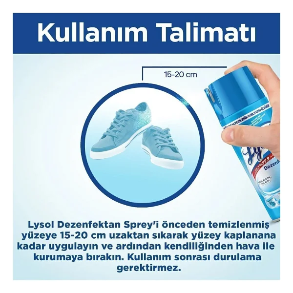 Lysol Temizliğin Esintisi 400 Ml Dezenfektan Sprey - Görsel 9