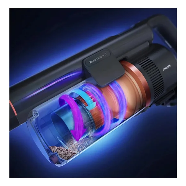 Philips 8000 Serisi Aqua Plus Kablosuz Dik Süpürge, Islak Kuru Temizlik Özelliği İle Kullanım Kolaylığı - Siyah - Görsel 10