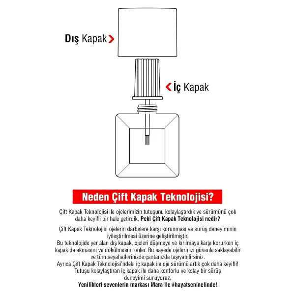 Mara Metalik Ayna Efektli Oje Mor - Görsel 3