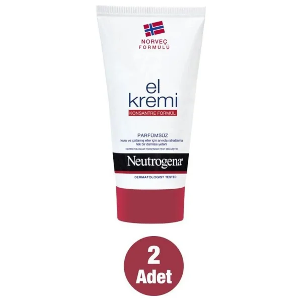 Neutrogena Parfümsüz El Kremi 75 Ml X 2 Adet Norveç Formülü İle Yoğun Nemlendirme - Görsel 4