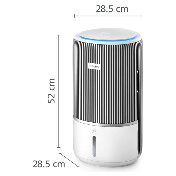 Philips Pureprotect Water 3400 Serisi Akıllı 2 In 1 Hava Temizleyici Ve Nemlendirici Beyaz Gri +Philips Saç Düzleştirici Hediye - Görsel 2