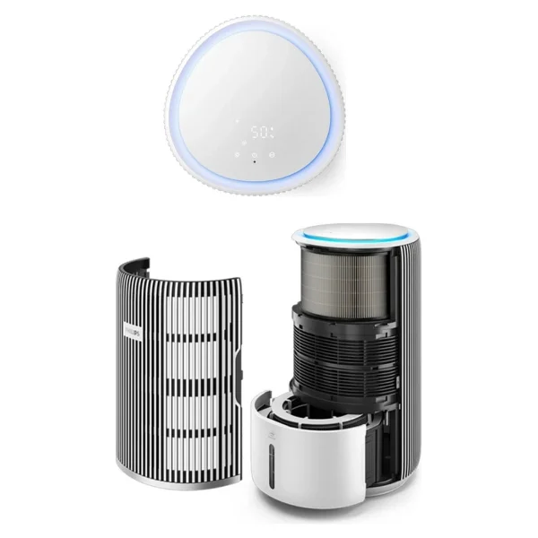 Philips Pureprotect Water 3400 Serisi Akıllı 2 In 1 Hava Temizleyici Ve Nemlendirici Beyaz Gri +Philips Saç Düzleştirici Hediye - Görsel 3