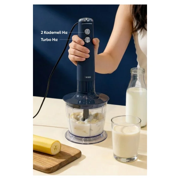 Fressi Henna Fr-Hb513 1200 W El Blender Seti - Görsel 5