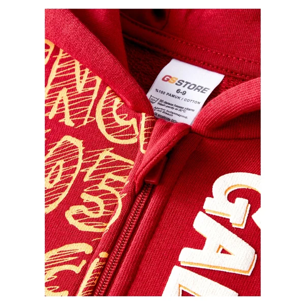 Gs Store B252033 Galatsaray Kapüşunlu Fermuarlı Bebek Sweatshirt - Görsel 4