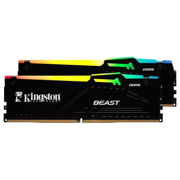 Kingston Fury Beast RGB 32 GB (2x16) 6000 MHz Cl36 Kf560c36bbe2ak2/32 DDR5 RAM - Görsel 3