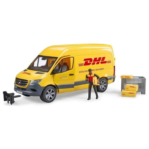 Bruder MB Sprinter Dhl Kamyonu + Sürücüsü Br02671 - Görsel 2