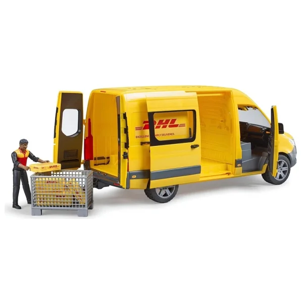 Bruder MB Sprinter Dhl Kamyonu + Sürücüsü Br02671 - Görsel 3