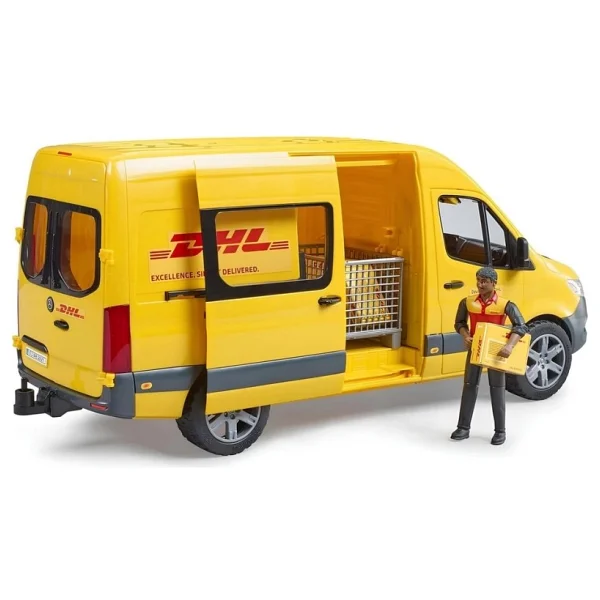 Bruder MB Sprinter Dhl Kamyonu + Sürücüsü Br02671 - Görsel 5