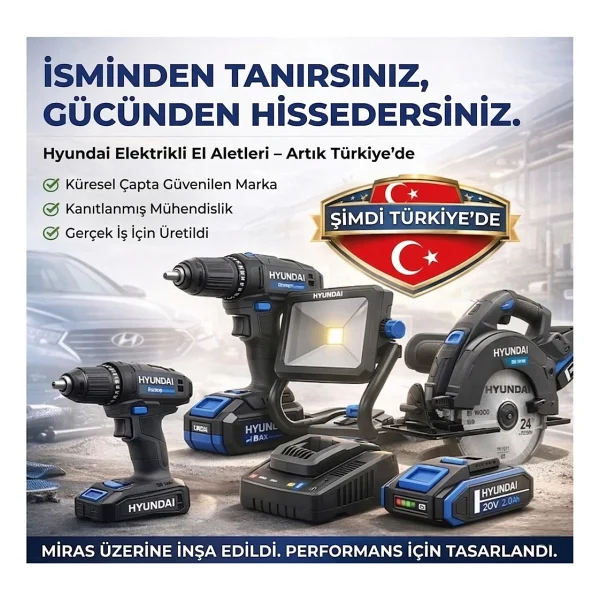 Hyundai Dd20s-40tt Tek Akülü 2 Ah Matkap - Görsel 3