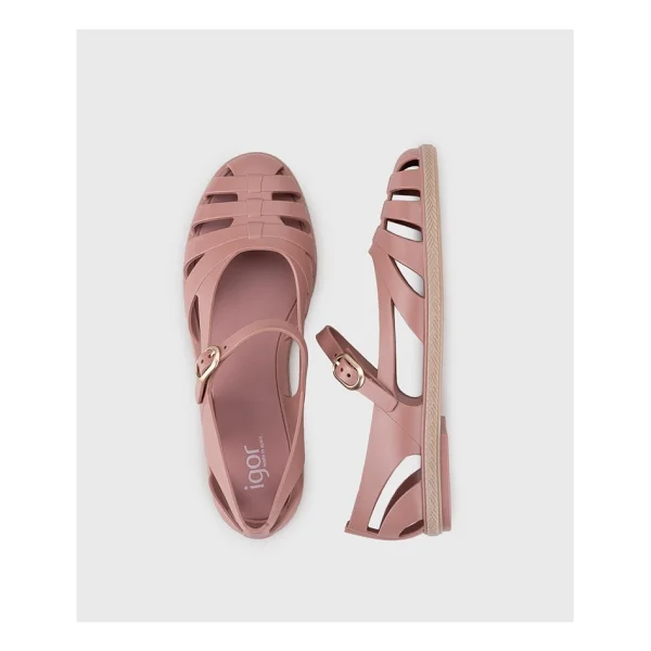 Igor Paris S10377-010 Pembe Kadın Sandalet - Görsel 4