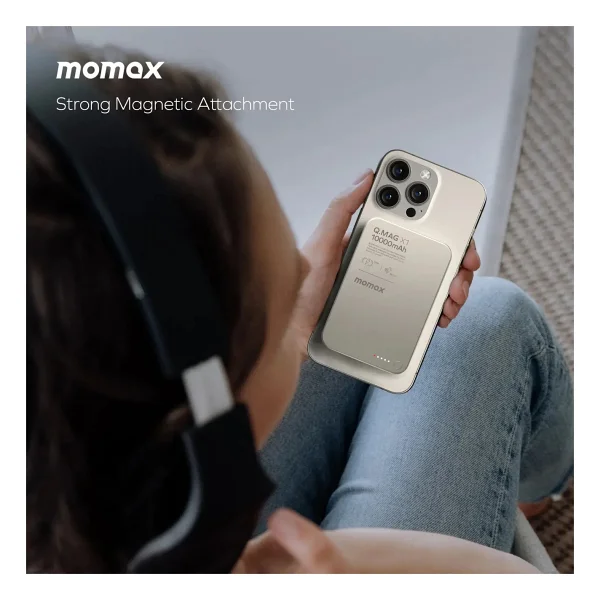 Momax Q.Mag X1 10000 mAh Hızlı Şarj Magsafe Powerbank - Görsel 6