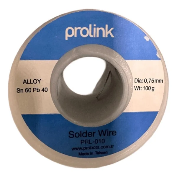Prolink Lehim Teli 100gr 0,75mm 60/40 Made İn Taiwan Prl-010 - Görsel 4