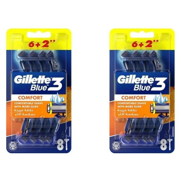 Gillette Blue 3 Tıraş Bıçağı 6 + 2 Li Blister Comfort - 2 adet - Görsel 2