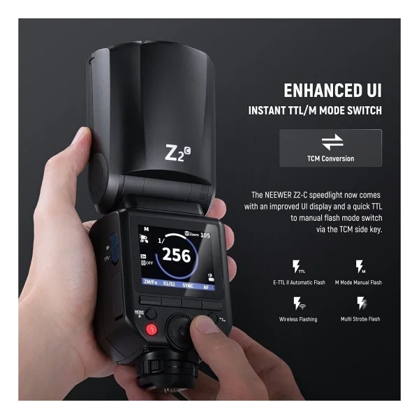 Neewer Z3r-C Canon Tepe Flaşı - Görsel 10