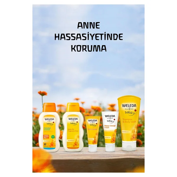 Weleda 200 Ml Saç Ve Vücut Şampuanı Calendula Göz Yakmayan Formül İle Dermatolojik Test Edilmiş - Görsel 8