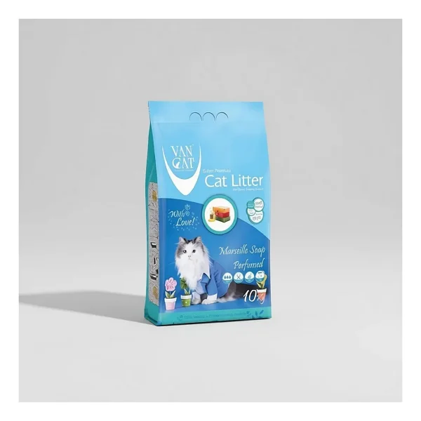 Vancat Marsilya Sabunu Kokulu 10 Kg/11.8 Lt 2'li İnce Taneli Bentonit Kedi Kumu - Görsel 4
