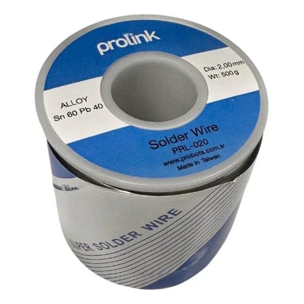 Prolink Lehim Teli 500gr 2mm 60/40 Made İn Taiwan Prl-020 - Görsel 2