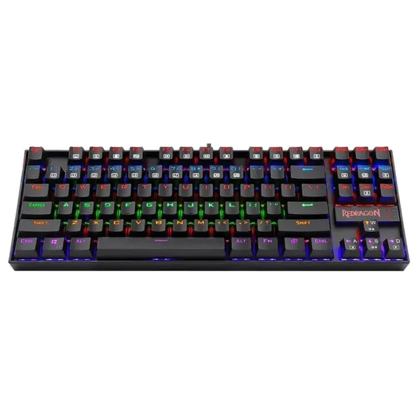 Redragon K552 Kumara Siyah RGB %75 Tkl Red Switch Kablolu Mekanik Oyuncu Klavyesi - Görsel 4