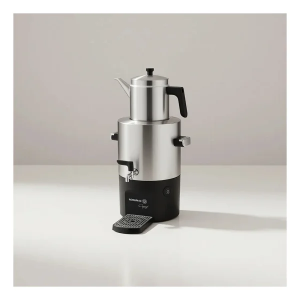 Korkmaz A841 Çayşef Inox Satin 2000 W Çelik Semaver - Görsel 9