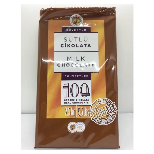 Altınmarka Sütlü Kuvertür Çikolata 2.5 Kg - Görsel 6