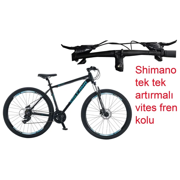 Salcano Ng Team 200 HD 21 Vites 27.5 Jant Erkek Dağ Bisikleti - Görsel 4