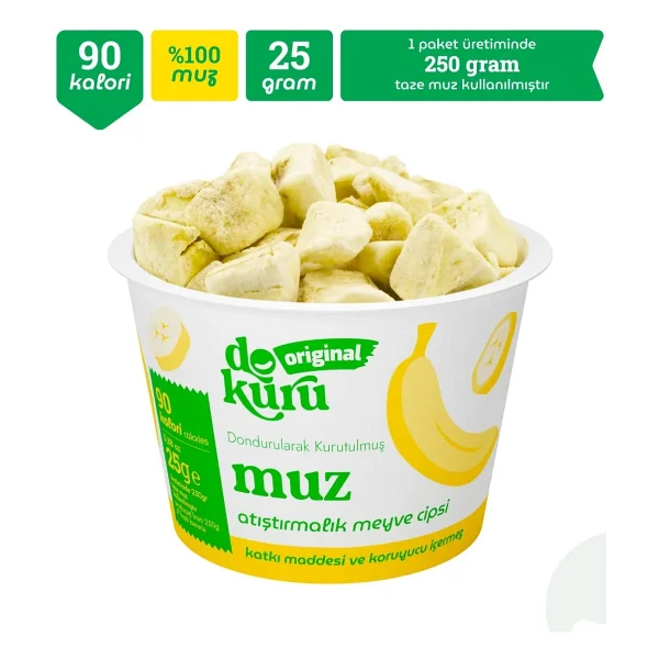 Dokuru Freeze Dried Muz 30 Gr - Görsel 3