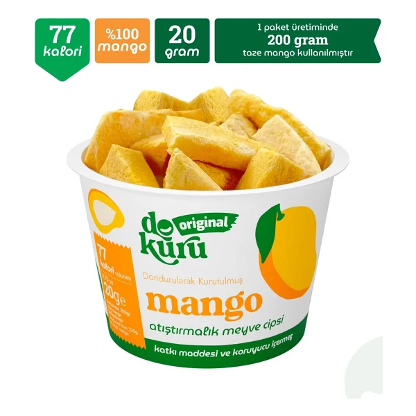 Dokuru Freeze Dried Mango 20 Gr - Görsel 3