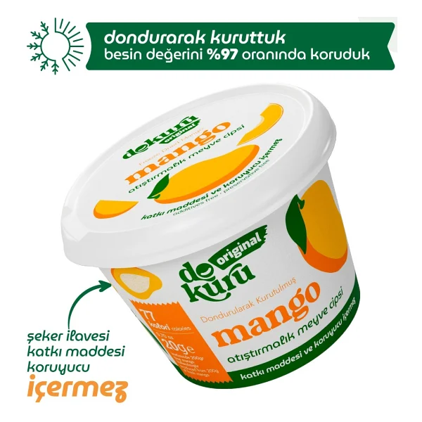 Dokuru Freeze Dried Mango 20 Gr - Görsel 4