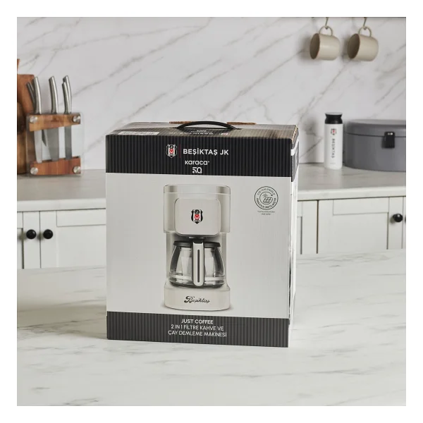 Karaca Just Coffee Aroma 2in1 Lisanslı Beşiktaş Çay Ve Filtre Kahve Makinesi - Görsel 3