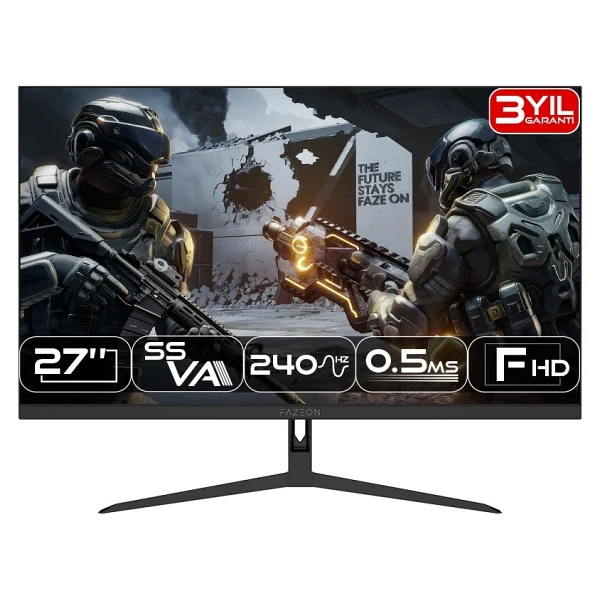 Fazeon X27f250s 27" 0.5 Ms Full HD 240 Hz Oyuncu Monitörü - Görsel 7