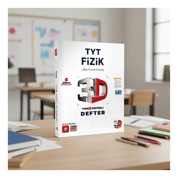 3d Yayınları Tyt Fizik Video Destekli Defter - Görsel 4