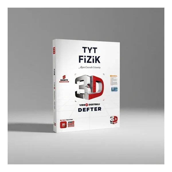 3d Yayınları Tyt Fizik Video Destekli Defter - Görsel 5