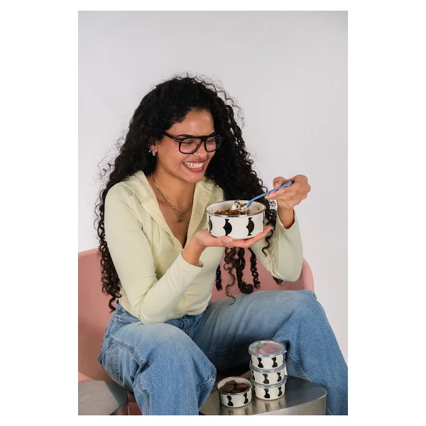 Emaylab X Peppythings Milky 3'lü Saklama Kabı - Görsel 6