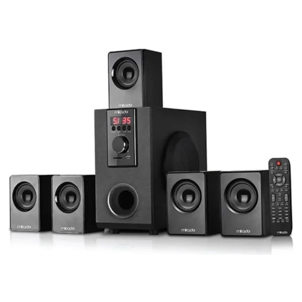 Mikado Md-505 5+1 USB Sd Fm Radyolu Müzik Seti - Görsel 7