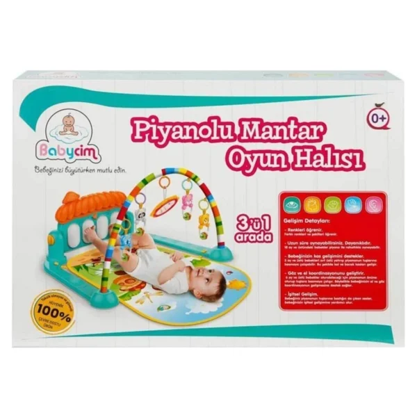 Babycim Piyanolu Mantar Oyun Halısı - Görsel 4