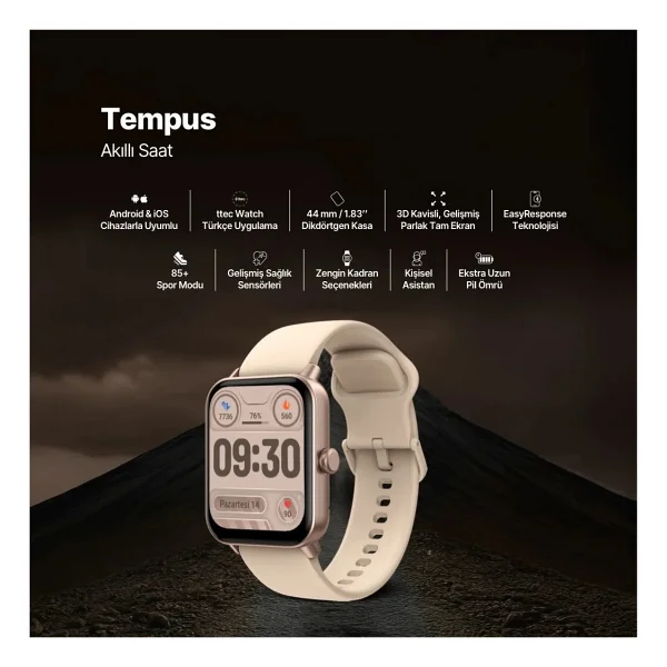 Ttec Tempus 44mm 2s13wv1ra Rose Gold Akıllı Saat - Görsel 2