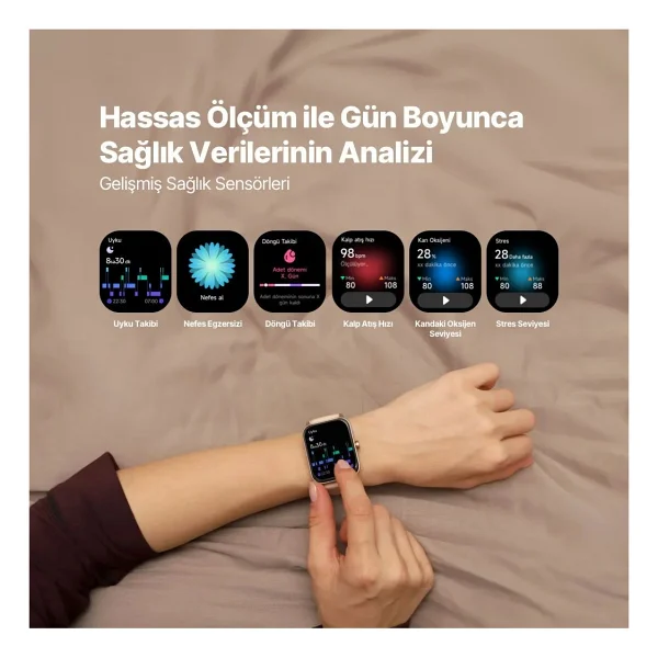 Ttec Tempus 44mm 2s13wv1ra Rose Gold Akıllı Saat - Görsel 6